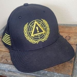 Black and gold Mens Forty Seven 47 Brand Cap hat ball  one size